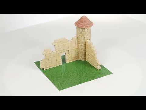 Керамічний конструктор із мініцеглинки Руїни палацу, видео 1