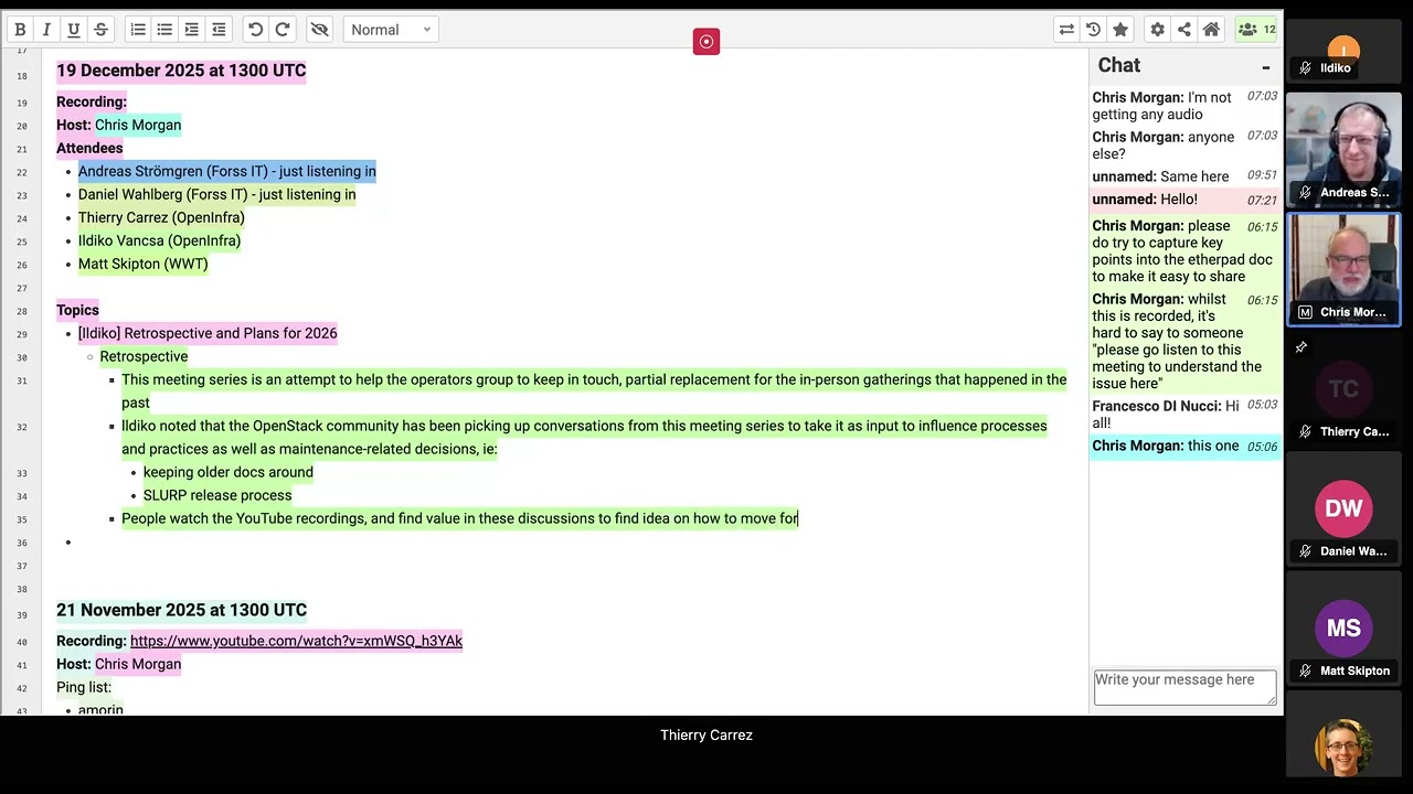 OpenStack Ops Radio Hour - December 19, 2025