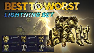 Rating All My Lightning Weapons Shadow Hunter Lost World