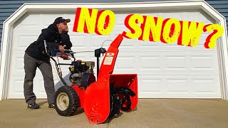 WHAT TO DO WITH YOUR SNOWBLOWER WHEN ITS NOT SNOWING OUT (Midwinter Checkup)