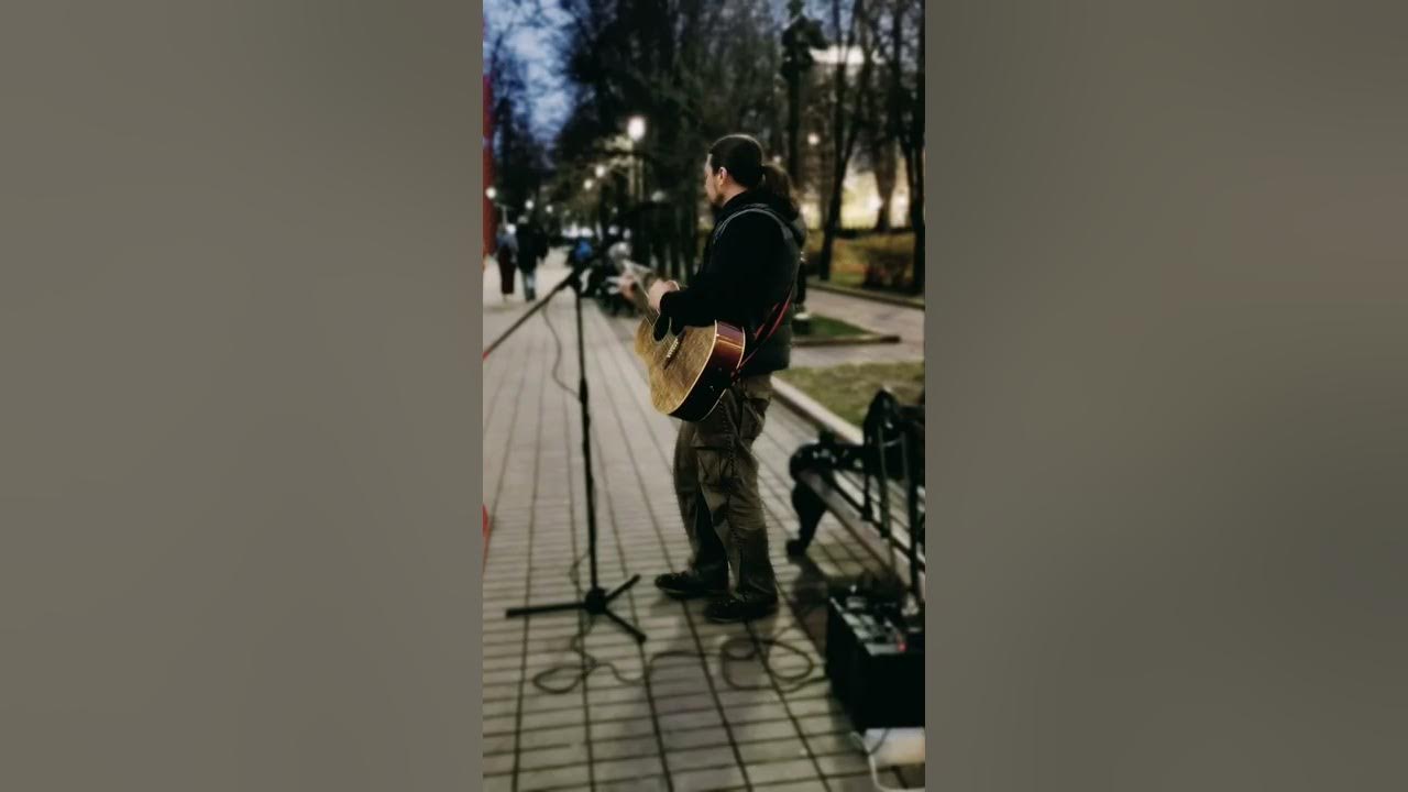 Чистые пруды (Игорь Тальков). Константин Кульневич. Москва, Уличный музыкант. 2021