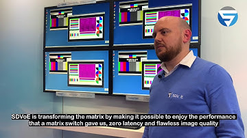 SDVoE Technology Offers the Performance of a Matrix with the Flexibility of AV over IP