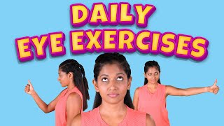 Eye Exercises to Improve Eyesight | Daily Yoga for Eyes | Yoga Guppy