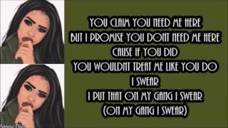 Destiny Briona - 1 night (Lyrics)