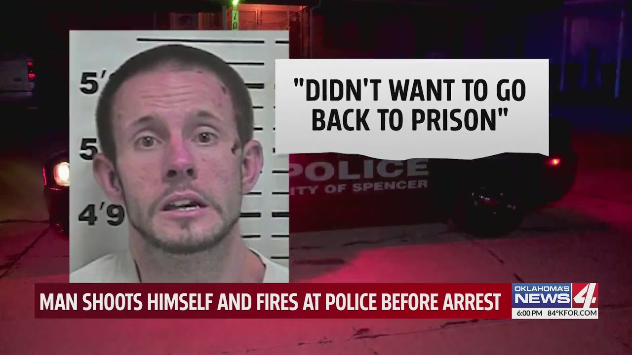 Oklahoma man who shot himself in chin after violent standoff in Midwest City now faces felony charge