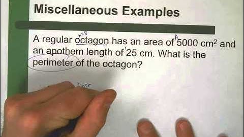 Unit 8, Day 5 Notes - Area of a Regular Polygon (Part 2)