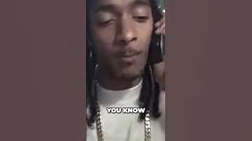 That Time Nipsey almost got caught lacking in chiraq #nipseyhussle #chiraq #drill