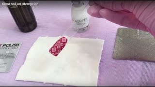 Kerst Nail Art Stempelen