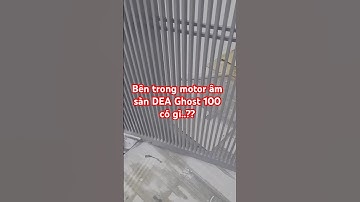 Cận cảnh vận hành motor âm sàn DEA GHOST 100