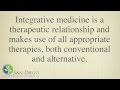 What is integrative medicine san diego center for integrative medicine