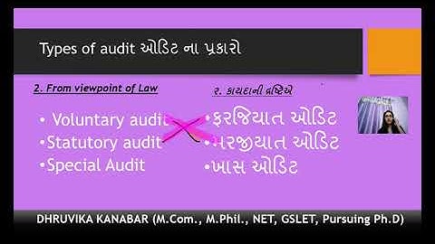 AUDITING, Sem 5, Lecture 2.4, Prof  Dhruvika Kanabar, AKDMC