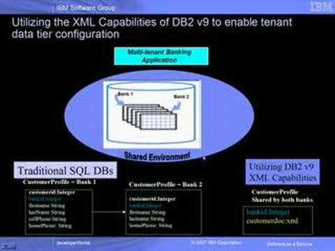 IBM Software-as-a-Service (SaaS) and Multi-tenancy