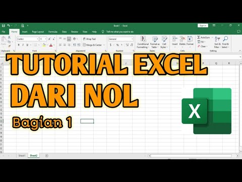 Tutorial belajar excel dari nol untuk pemula | bagian 1 | Pengenalan ...