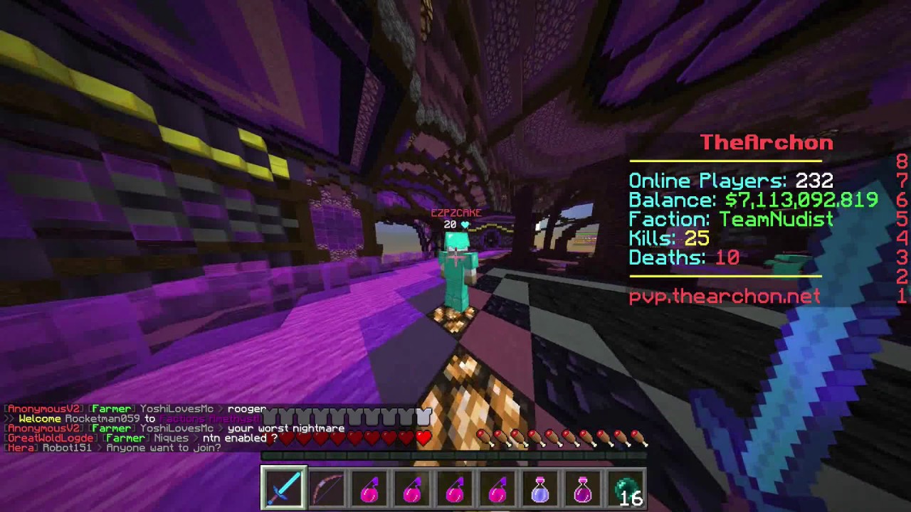 Minecraft Factions Amethyst Ep.7 - INSANE NEW TEAMNUDIST GOD BASE!