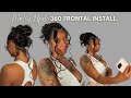 Super Cute Messy Updo 360 Lace Wig Install For My BestFriend !! Ft OmgHerHair