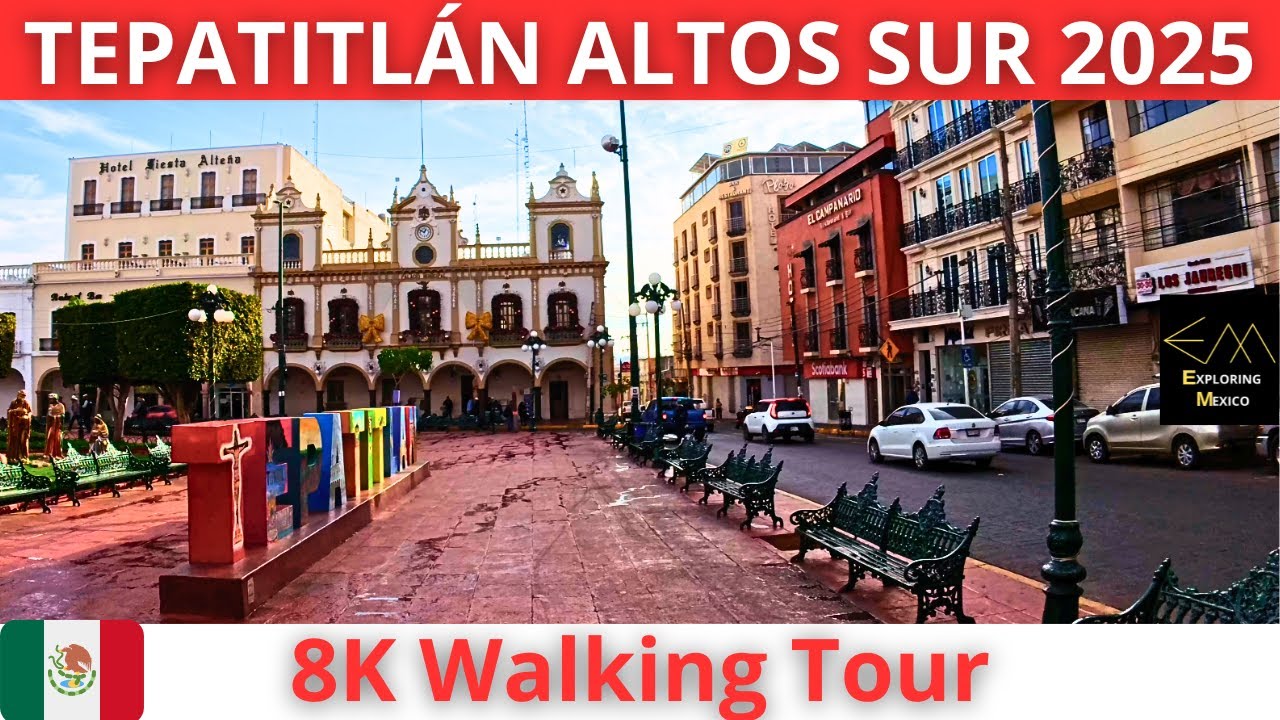 TEPATITLÁN DE MORELOS Altos Sur 2025 8K Walking Tour | Jalisco 🇲🇽