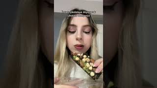 Her yerde bulunmayan çikolataları denedim. Asmr tadında #merveeben