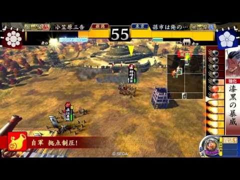戦国大戦　柿崎バラその１８　VS馬比奈ワラ.avi