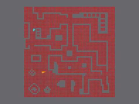 A* Pathfinding with Blender.