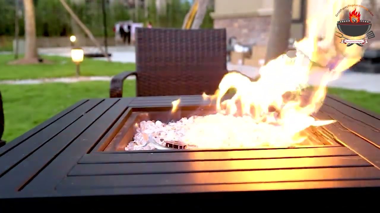 Gas Fire Pits DIY Kit, Drop-in Fire Pit Burner Pan Set with Connection and Control Panel