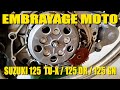 Embrayage moto - Suzuki 125 TUX / 125 GN / 125 DR