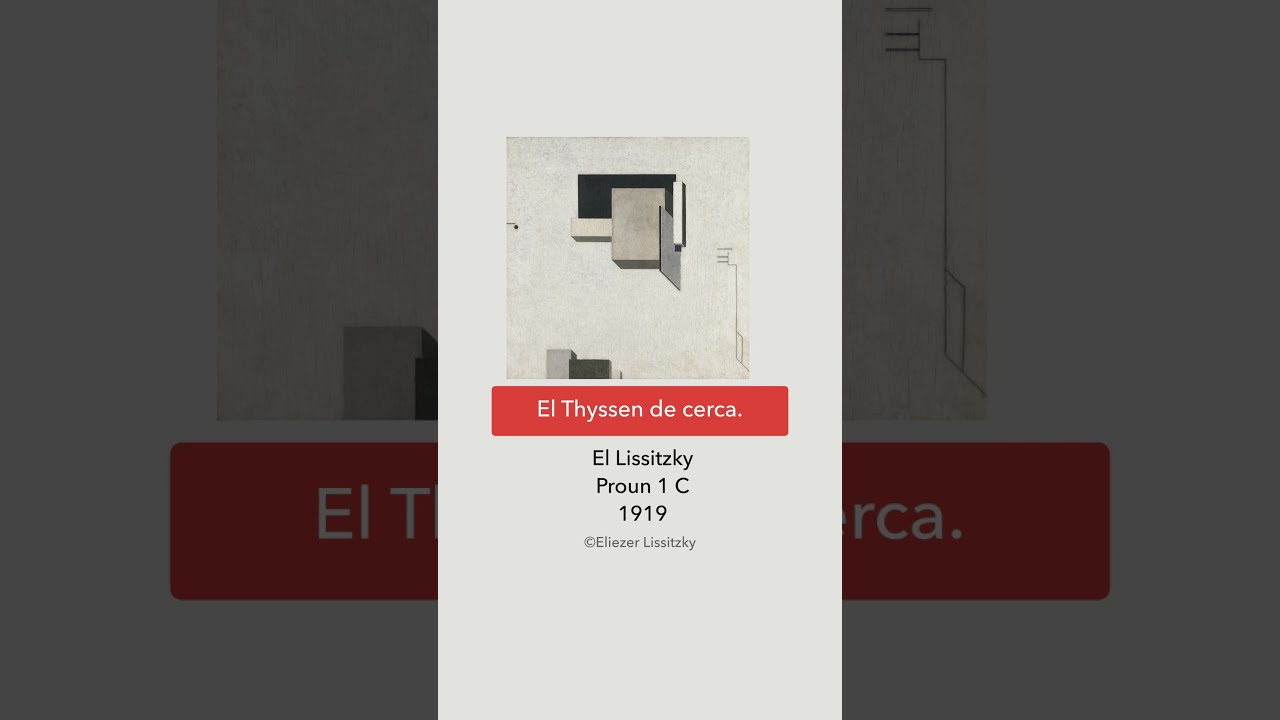 Proun 1 C - El Lissitzky #Shorts