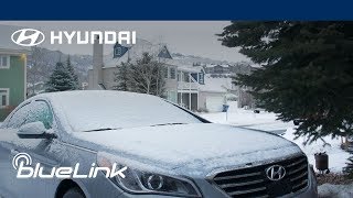 How to Remote Lock, Unlock and Start in Cold Weather | Hyundai Blue Link®