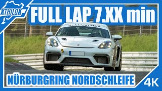 How is it to drive a FULL LAP on a Trackday? Porsche GT4 MR - 7.25 - NÜRBURGRING NORDSCHLEIFE [4K]