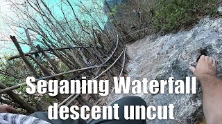 Seganing Waterfall descent uncut