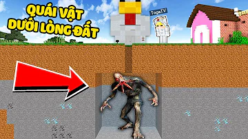 TÔ GÀ THỬ THÁCH 24H TIÊU DIỆT QUÁI VẬT DƯỚI LÒNG ĐẤT LÀNG SINH TỐ TRONG MINECRAFT*QUÁI VẬT SINH TỐ