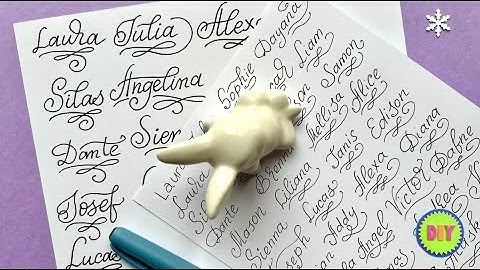 DIY Art & Craft / Live Name Writing ✨ Comment Your Name