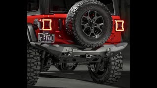 RIVAL Aluminum Rear Bumper Jeep Wrangler JL