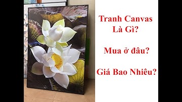 Tranh Canvas Là Gì? Tại sao được nhiều người yêu thích?