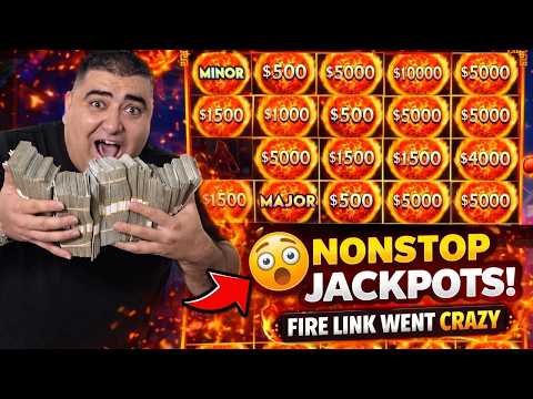 The MOST JACKPOTS You’ve EVER Seen on Fire Link - $500 Max Bet