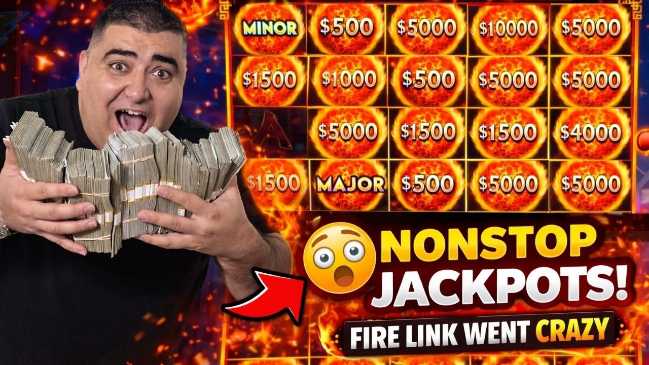 The MOST JACKPOTS You’ve EVER Seen on Fire Link - $500 Max Bet