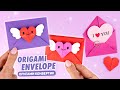 Оригами Конверт с Сердцем из бумаги | День Святого Валентина | Origami Paper Heart Envelope