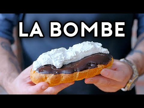 Binging with Babish Death by Chocolate clair from The Simpsons