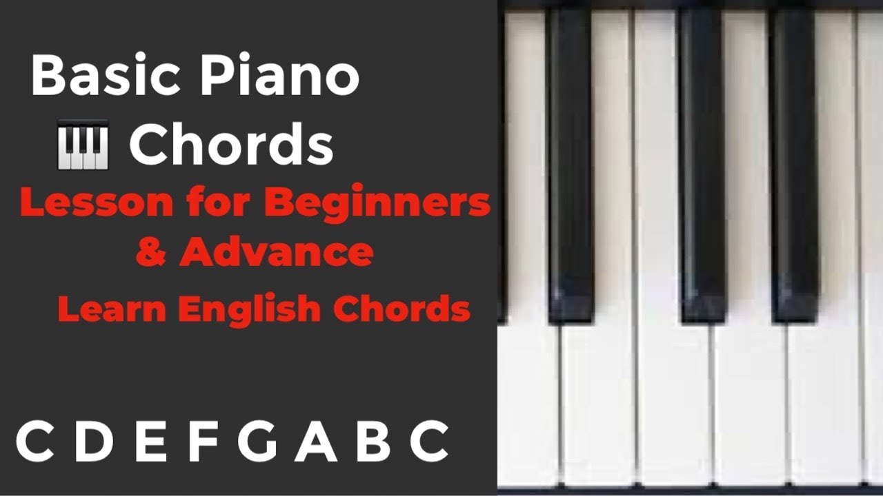 Basic Piano Lessons for beginners and advance : Part 1 very simple way ...