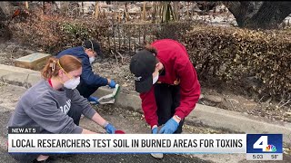 Researchers test soil in Eaton Fire burned scar areas. Heres what they found