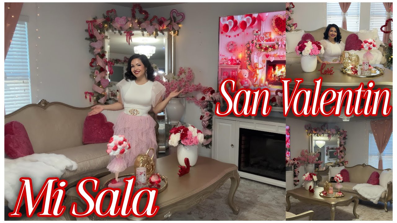 San Valentin 2026 ❤️ Decoracion de mi Sala para San Valentin ❤️ Ideas Iconicas para decorar la sala