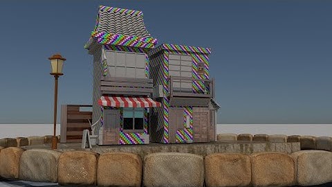 MAYA PRODUCTION BG MODELING PT 16|maya bg modeling tutorial |CARTOON HOUSE MODELING| unwrap