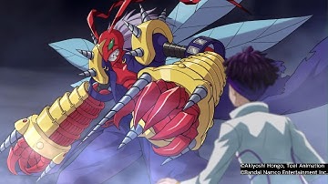 Kunemon Evolves Into BanchoStingmon - Digimon Survive