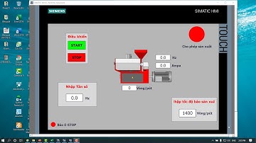 Lập trình PLC, HMI điều khiển máy