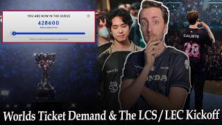 The Worlds Ticket Demand, KCorp's Roadtrip Finale, and LCS Kickoff | League's Weekend Headlines