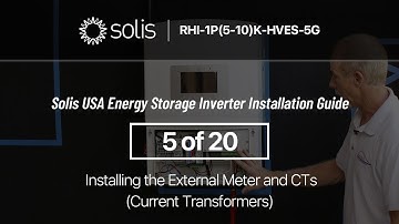 USA: Solis Energy Storage Inverter Installation: Installing the CTs: Part 5 of 20