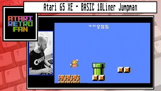 Atari XL/XE BASIC 10Liner Jumpman