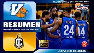 RESUMEN Vaqueros de Bayamon vs. Capitanes de Arecibo - 06/18/26 - BSN2026 / Jassel Perez 25PTS 5 REB