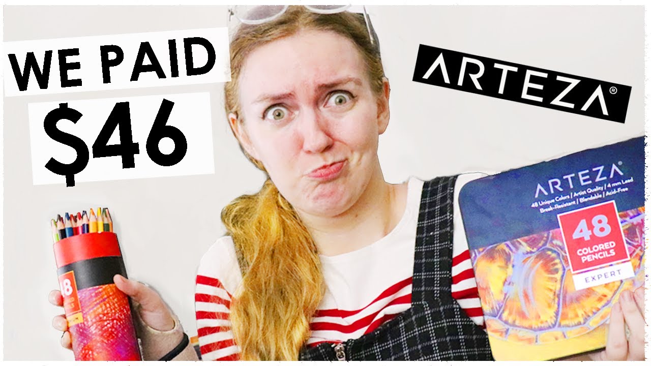 WHICH IS BEST? - Arteza PREMIUM Vs EXPERT Colored Pencils!