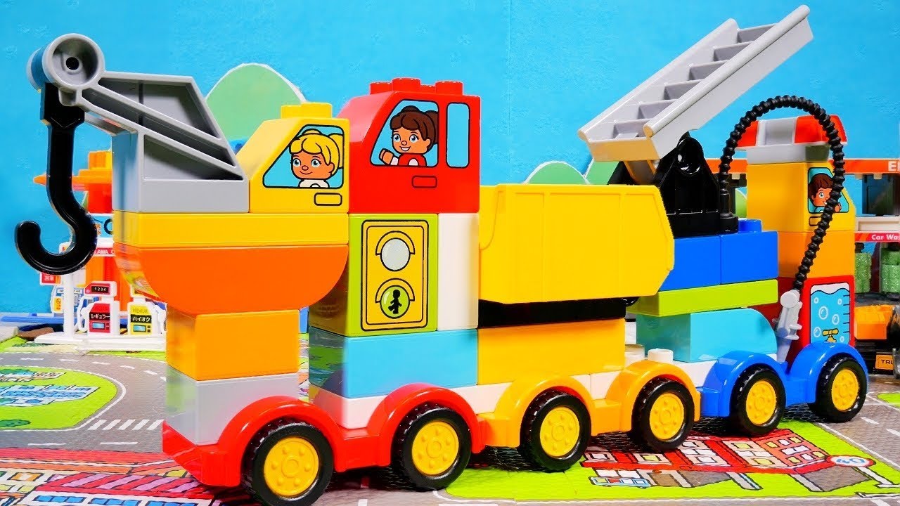 はたらくくるま レゴ デュプロ くるまとトラックを紹介するよ Lego Duplo My First Cars And Trucks Toys For Kids そるちゃんねる Youtube