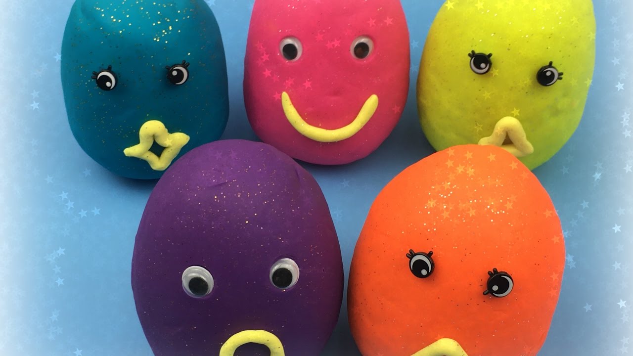 Play Doh Eggs Surprise Learn Colors With Creative Idea Trolls Character